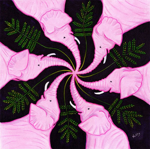 pink elephants